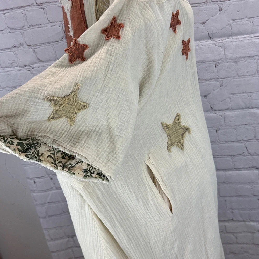 Spirited Star Oversized Duster one size new with tags - Picture 6 of 10